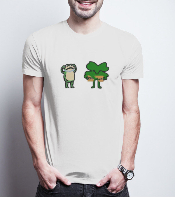 Celtics Take Down The Cavs Cavs Win Frog And Clover NBA Paint T-Shirt