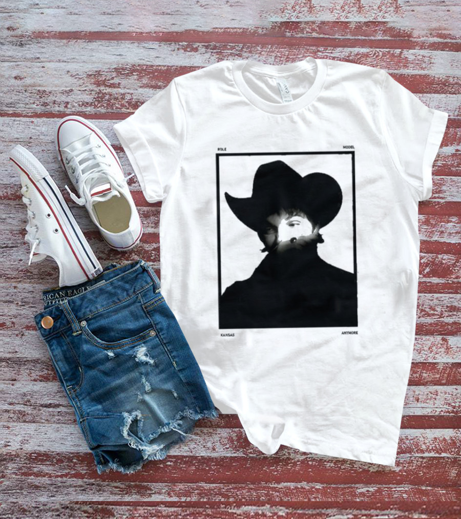 Role Model Kansas Anymore Cowboy Hat Shadow T-Shirt