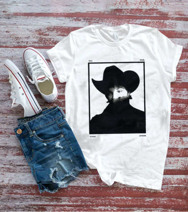 Role Model Kansas Anymore Cowboy Hat Shadow T-Shirt