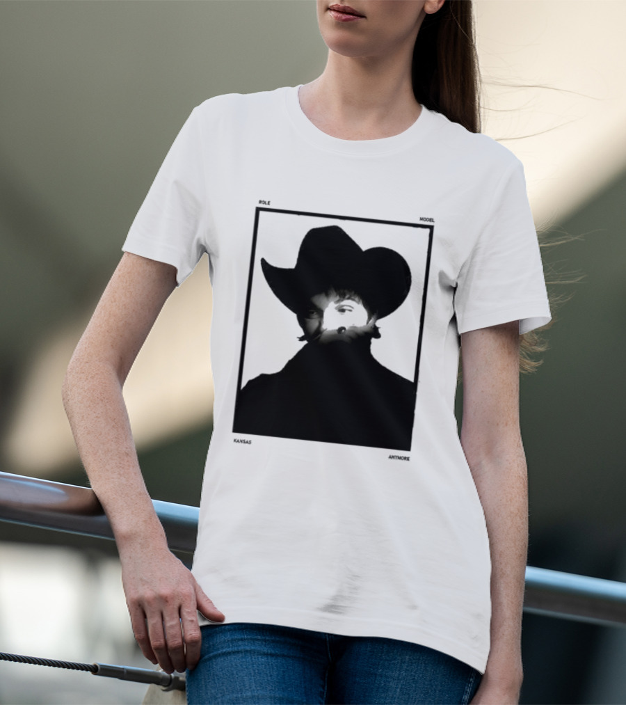 Role Model Kansas Anymore Cowboy Hat Shadow T-Shirt