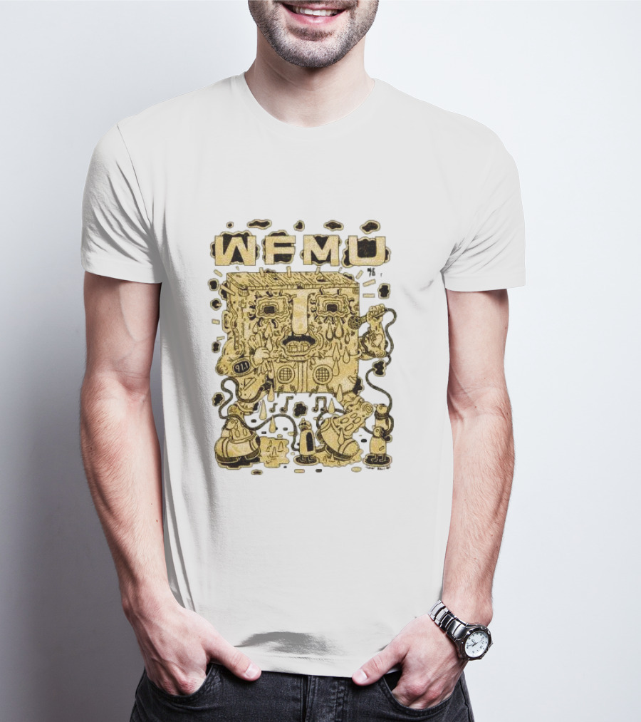 WFMU New Jersey Scaryoke Musical Monster Radio 91.1 T-Shirt