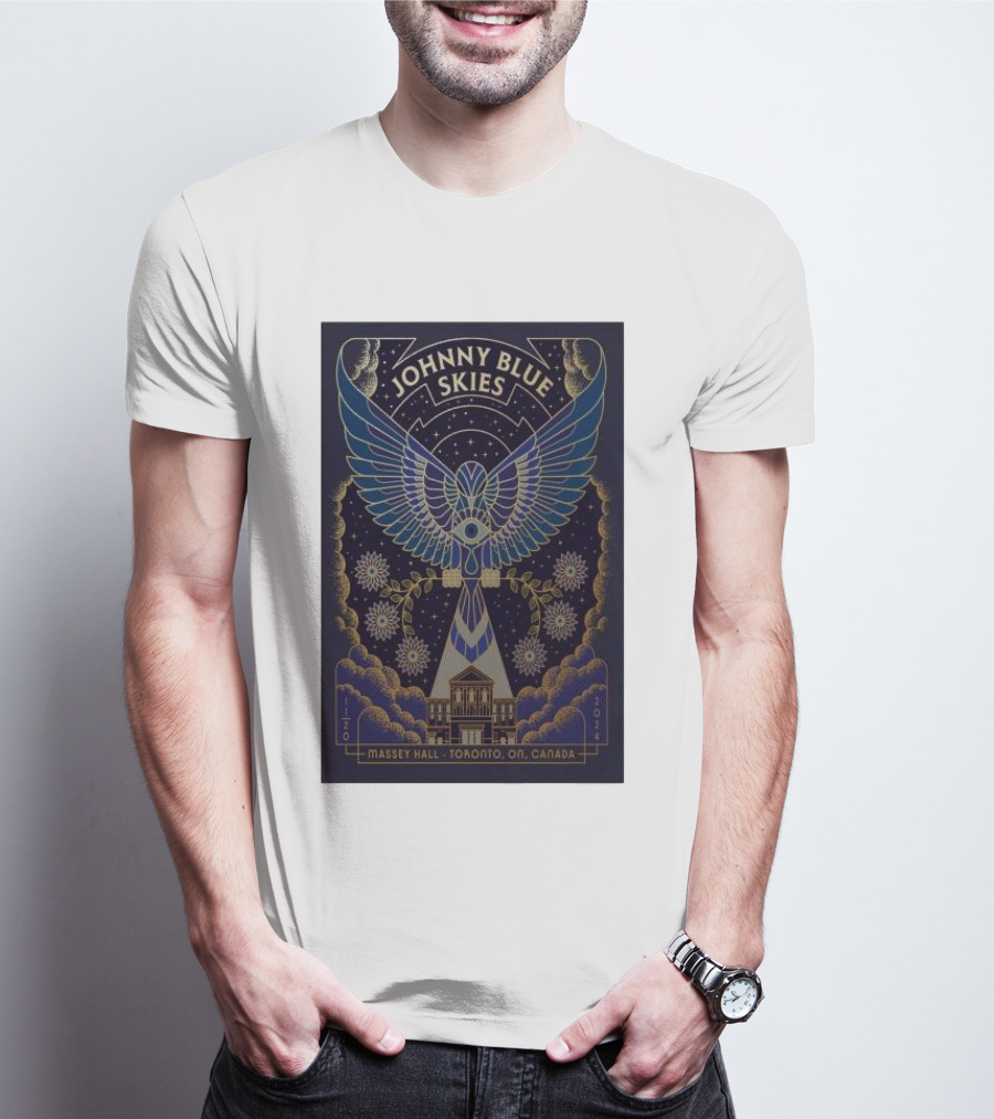 JOHNNY BLUE SKIES MASSEY HALL TORONTO T-Shirt