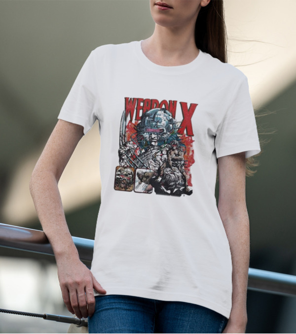 Weapon X Vintage Comic Style Artwork Claw Character T-Shirt
