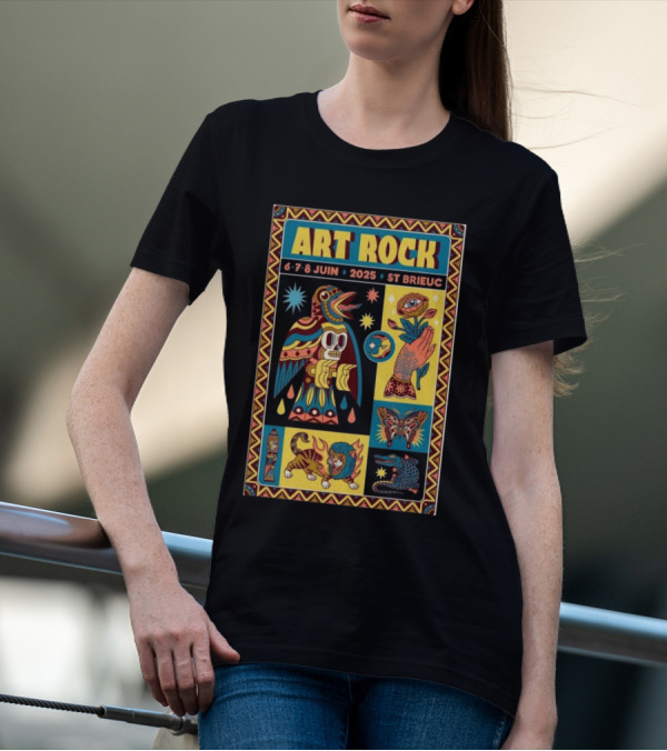 Art Rock Festival 2025 St Brieuc June 6-8 Bretagne France T-Shirt