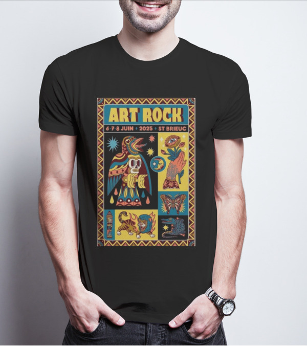 Art Rock Festival 2025 St Brieuc June 6-8 Bretagne France T-Shirt