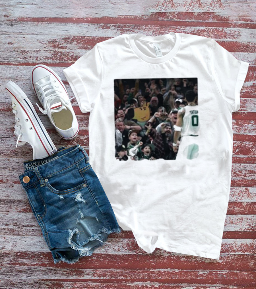 Chill Guy Dog Celtic Boston Tatum 0 Fan Crowd T-Shirt