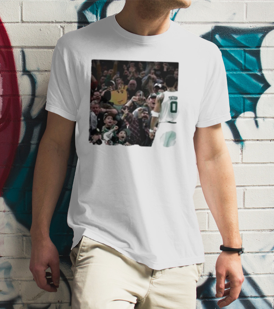 Chill Guy Dog Celtic Boston Tatum 0 Fan Crowd T-Shirt