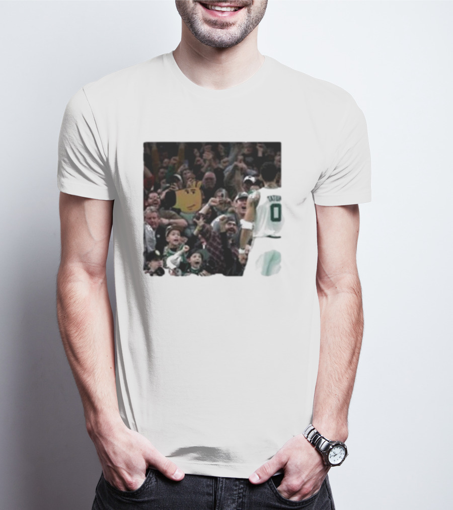 Chill Guy Dog Celtic Boston Tatum 0 Fan Crowd T-Shirt