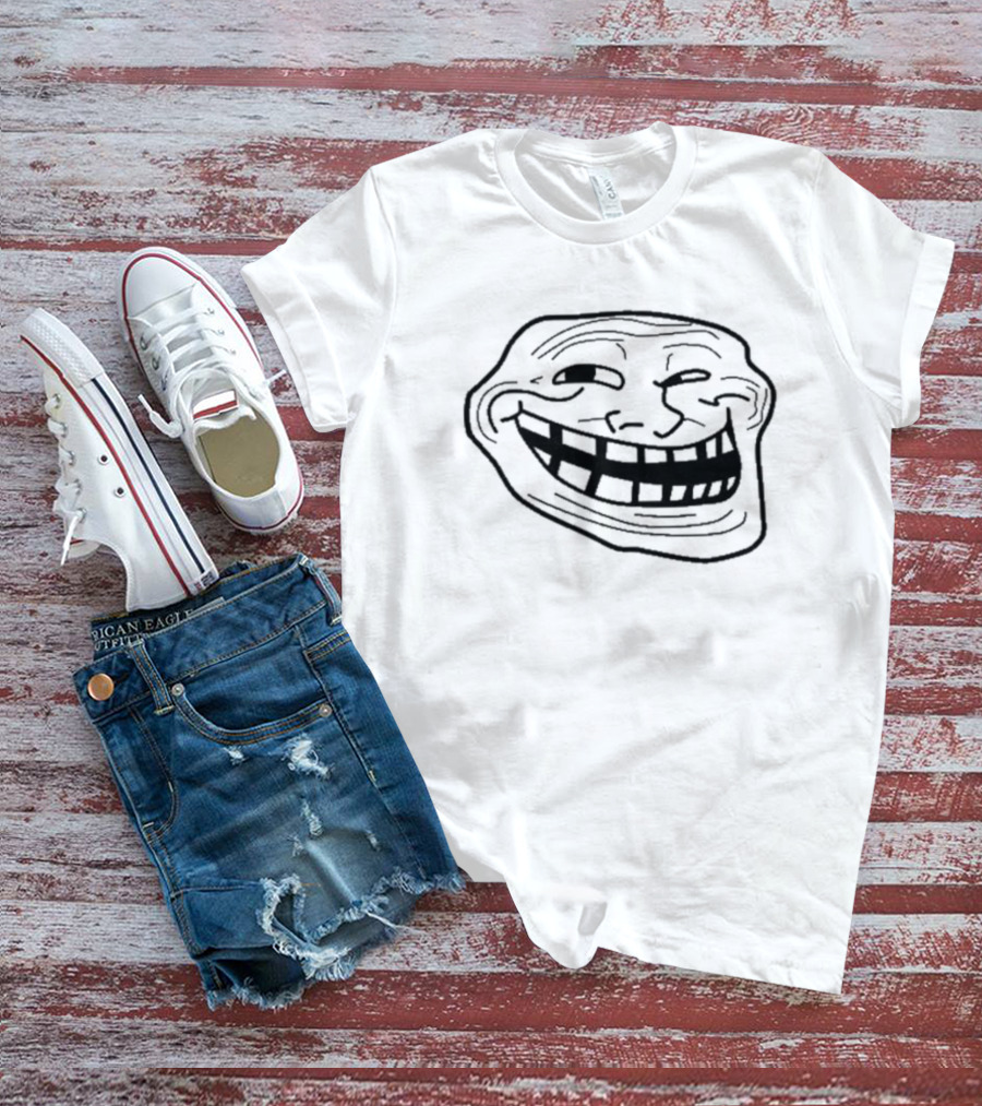 Y2k Meme Troll Face T-Shirt