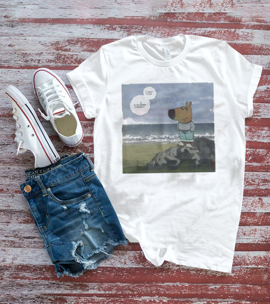 I Wish I Could Be A Dynamic Character Chill Guy Saga T-Shirt