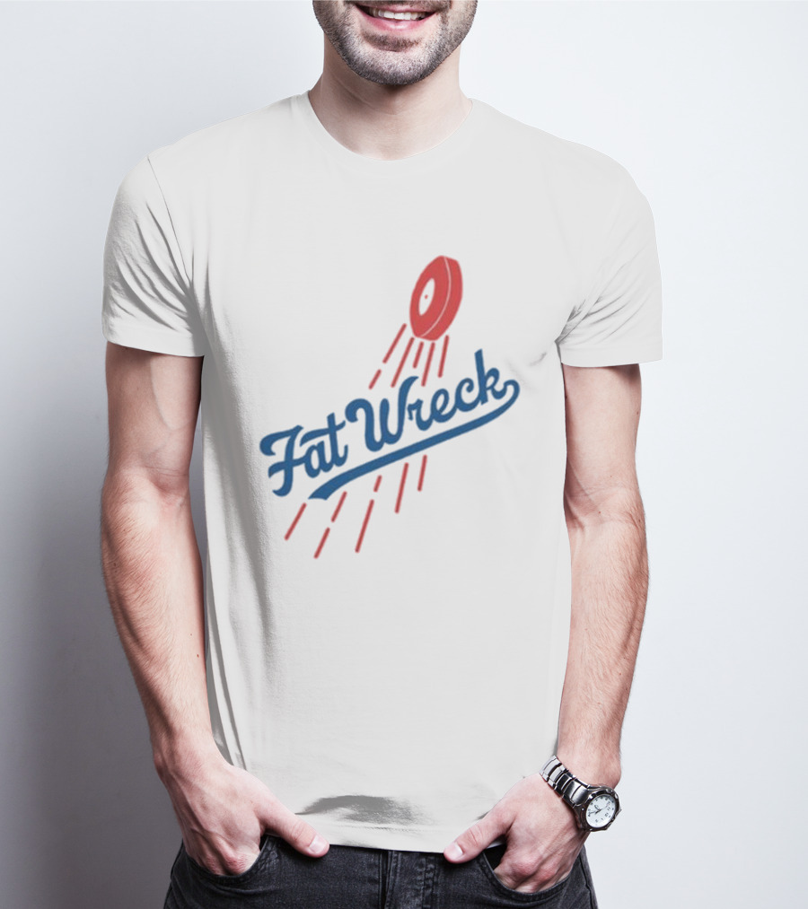 Fat Wreck Chords Los Angeles Dodgers Record T-Shirt