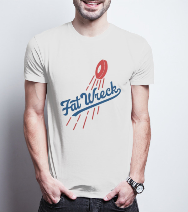 Fat Wreck Chords Los Angeles Dodgers Record T-Shirt