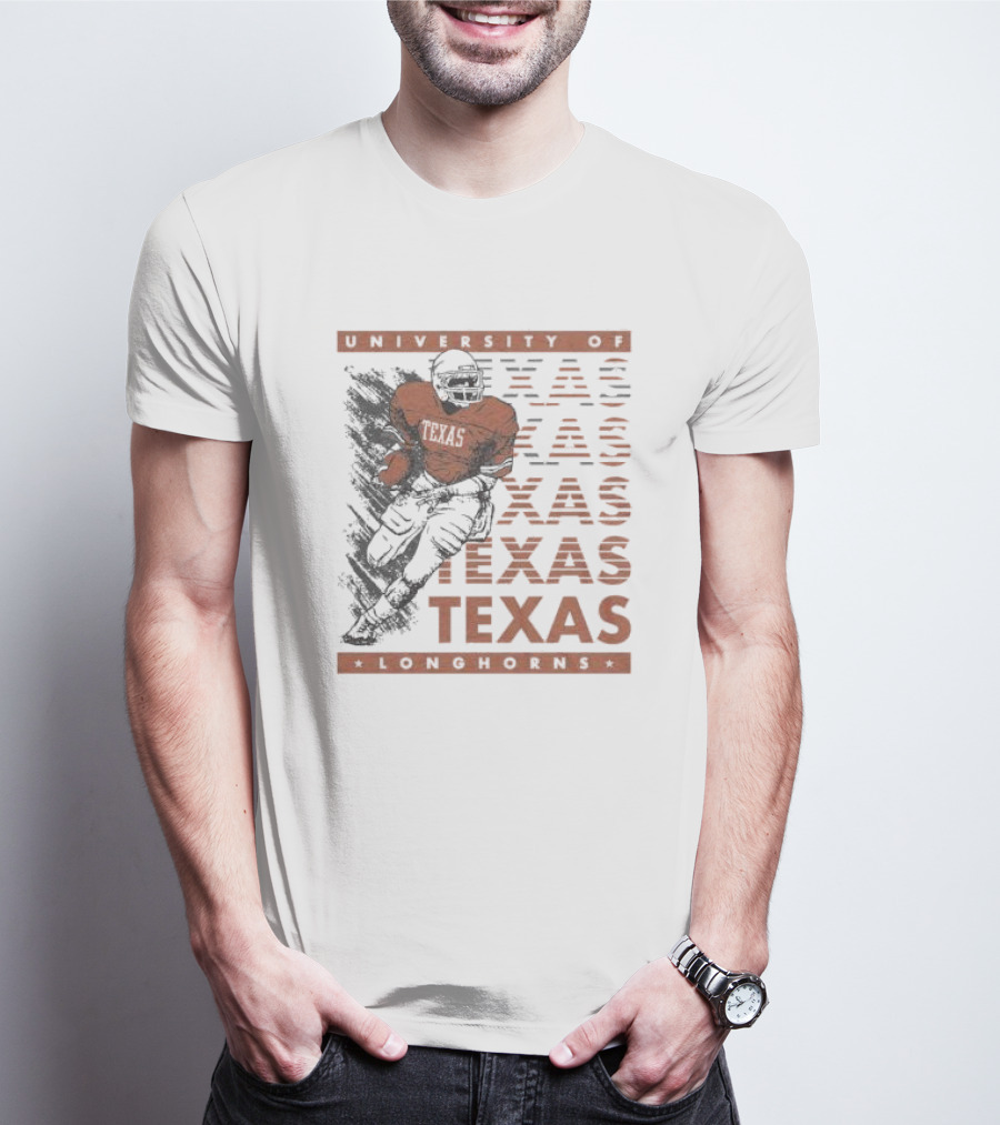 University Of Texas Longhorns Football Texas Longhorns 1990s Throwback T-Shirt