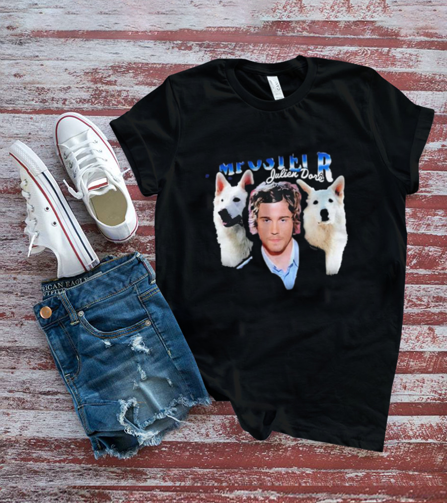 Julien Doré Mister R With Two White Dogs T-Shirt