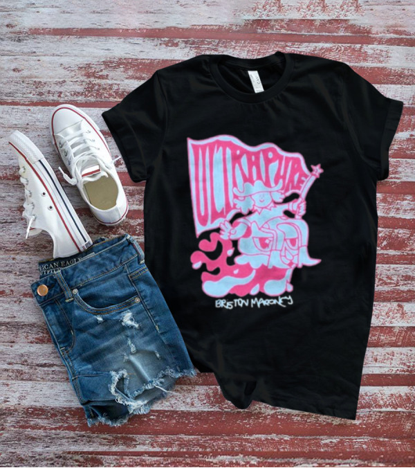Briston Maroney Ultrapure Pink And Blue Caricature T-Shirt
