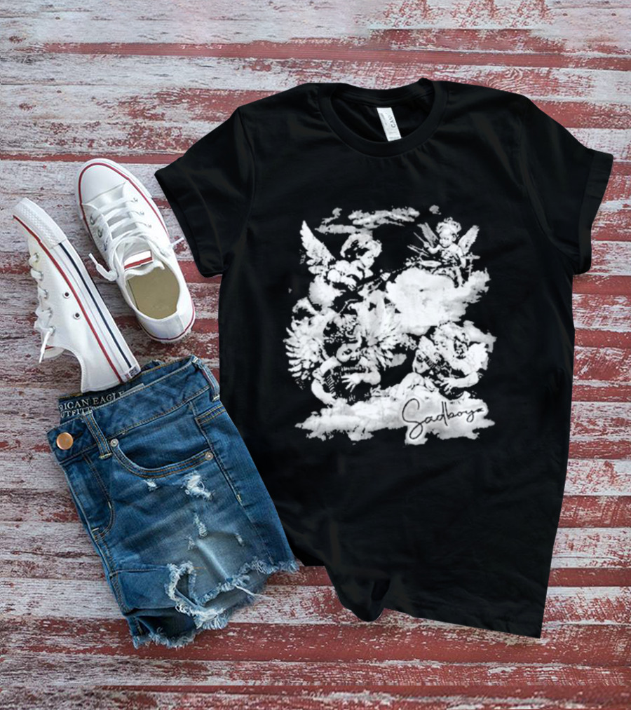 Sadboyz Cherub Angels Playing Instruments T-Shirt