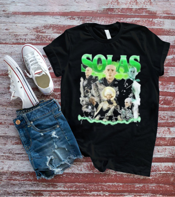 Solas Dragon Age Multiple Portraits Green Aesthetic Fan T-Shirt