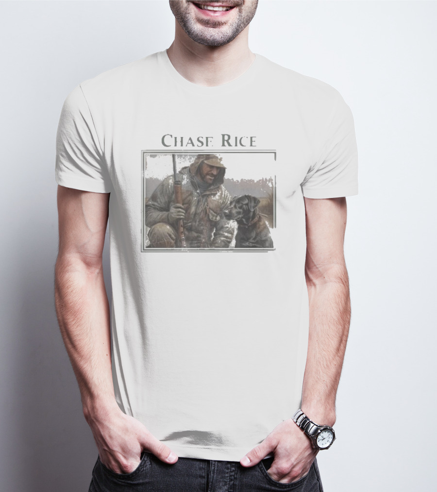 Chase Rice Hunting With Dog In Arkansas T-Shirt