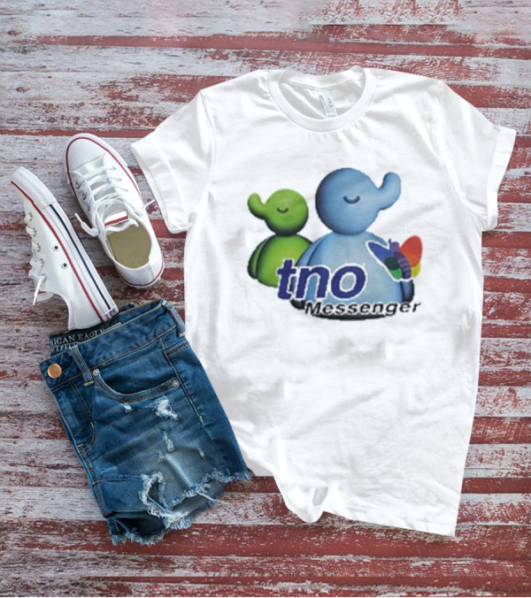 TNO Messenger Cute Elephant Avatars With Colorful Butterfly T-Shirt