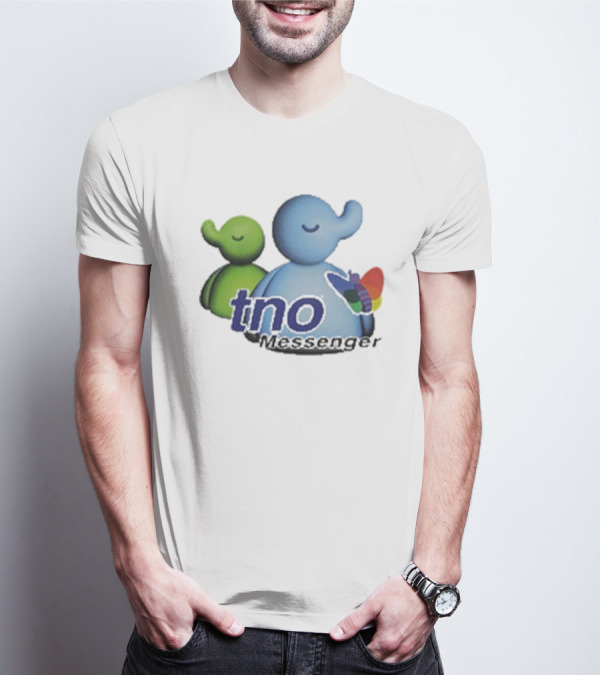 TNO Messenger Cute Elephant Avatars With Colorful Butterfly T-Shirt