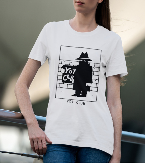 Yot Club Mysterious Silhouette Art Lazy Eyes Show T-Shirt