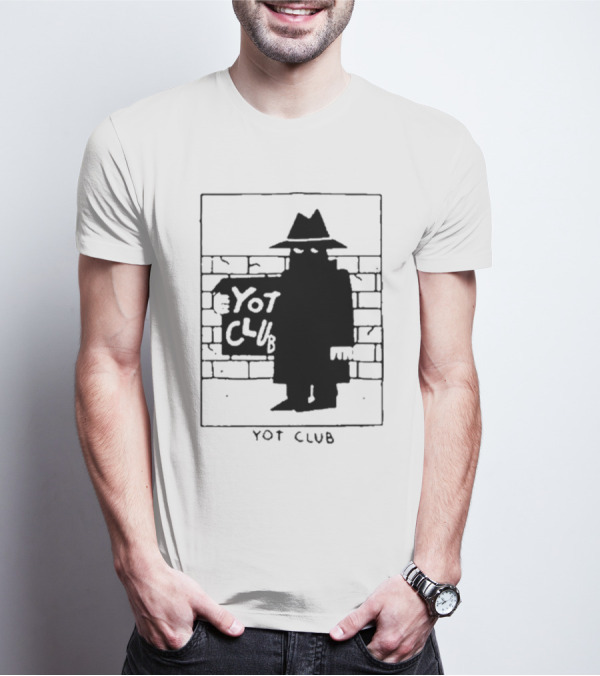 Yot Club Mysterious Silhouette Art Lazy Eyes Show T-Shirt