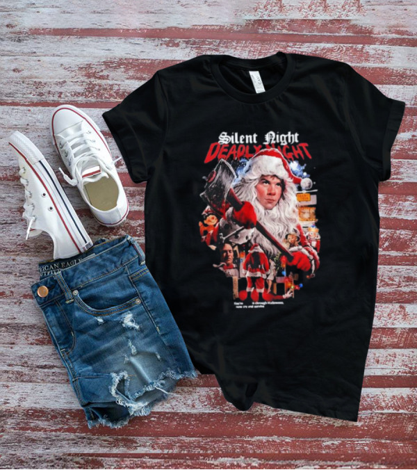Silent Night Deadly Night Gutter Garbs Christmas Horror Santa Axe T-Shirt