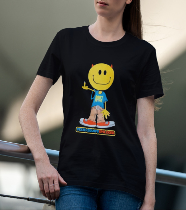 State Champs Evil Doer Don't Panic Emoji Collab T-Shirt