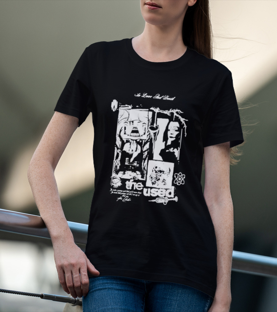 The Used Albums No Love And Death In Love And Death T-Shirt