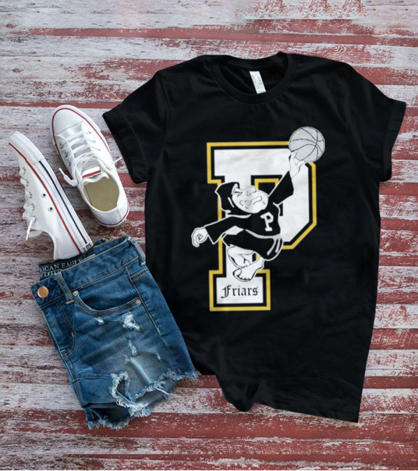 P Friars Basketball Dunking Mascot T-Shirt