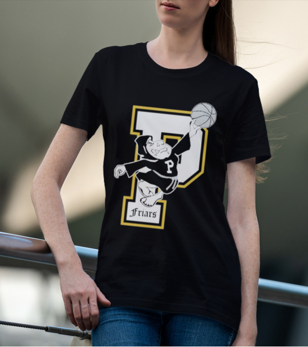 P Friars Basketball Dunking Mascot T-Shirt