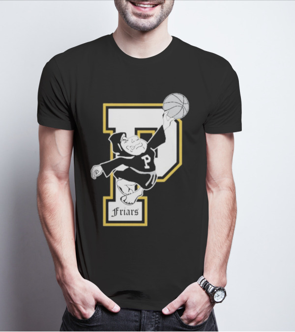 P Friars Basketball Dunking Mascot T-Shirt