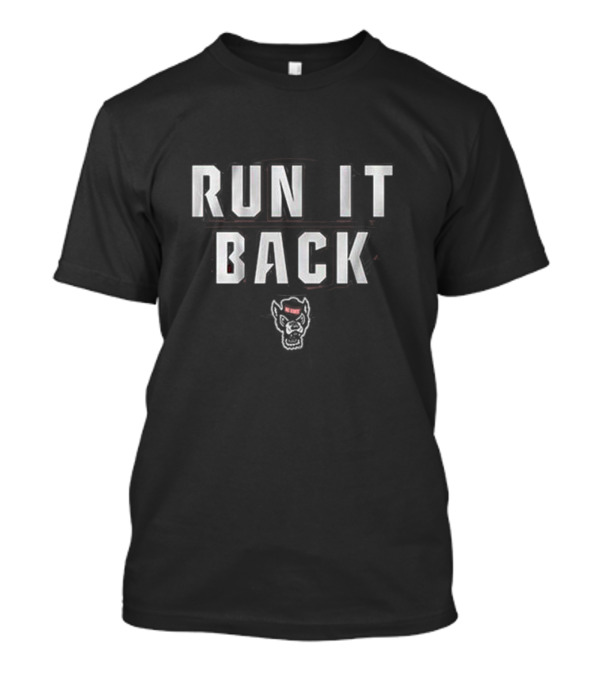 NC State Wolfpack Run It Back Basketball T-Shirt
