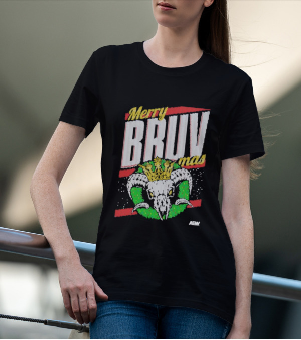 Will Ospreay Merry BRUVmas AEW Holiday Ugly Christmas T-Shirt