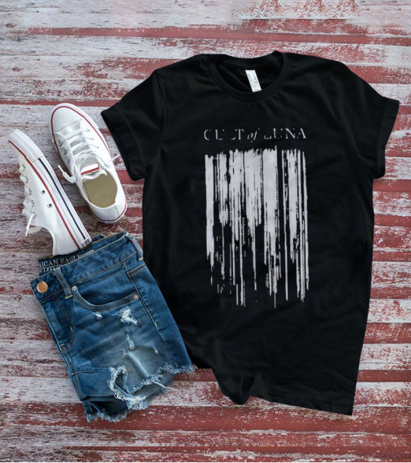 Cult Of Luna Vertikal Abstract Black Lines T-Shirt