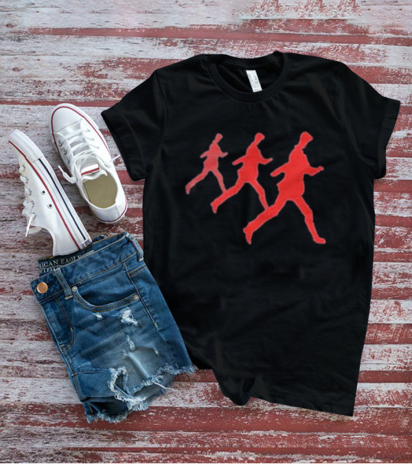 Girl In Red World In Red Motion T-Shirt
