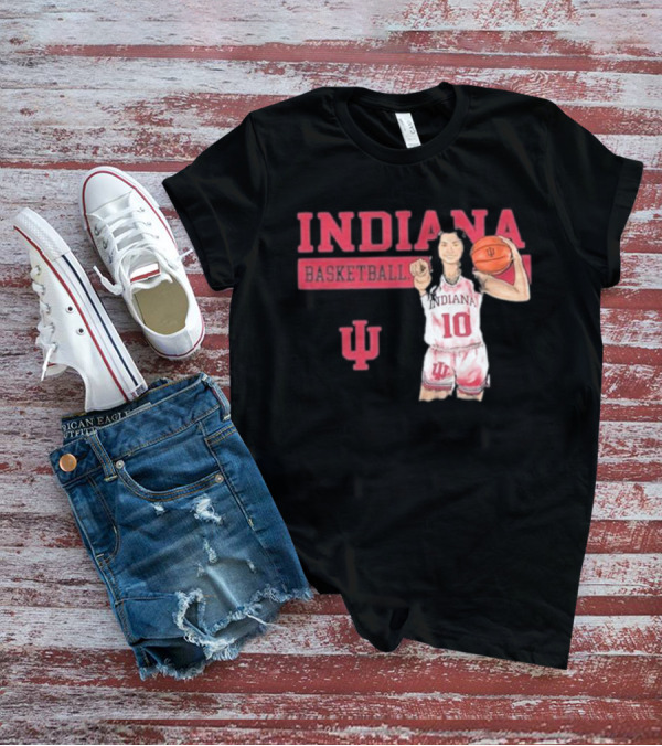 Indiana Basketball Vintage Sport Grey T-Shirt