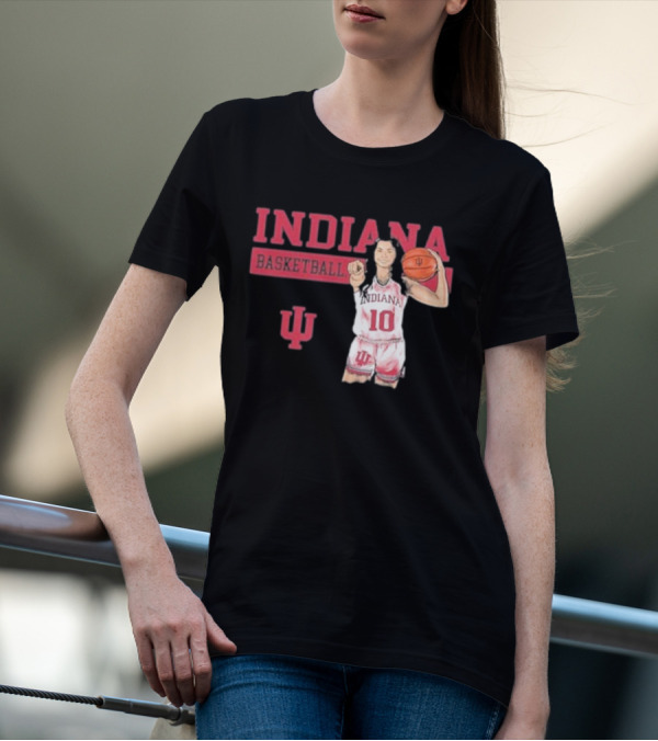 Indiana Basketball Vintage Sport Grey T-Shirt