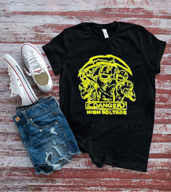 Los Angeles Chargers Danger High Voltage Football Team Players T-Shirt