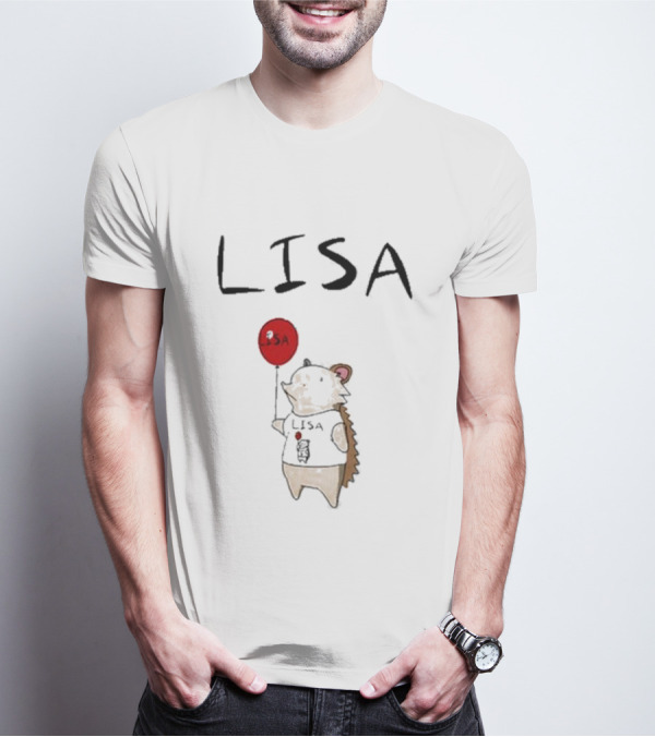Natural Habitat Lisa Hedgehog Holding Red Balloon T-Shirt