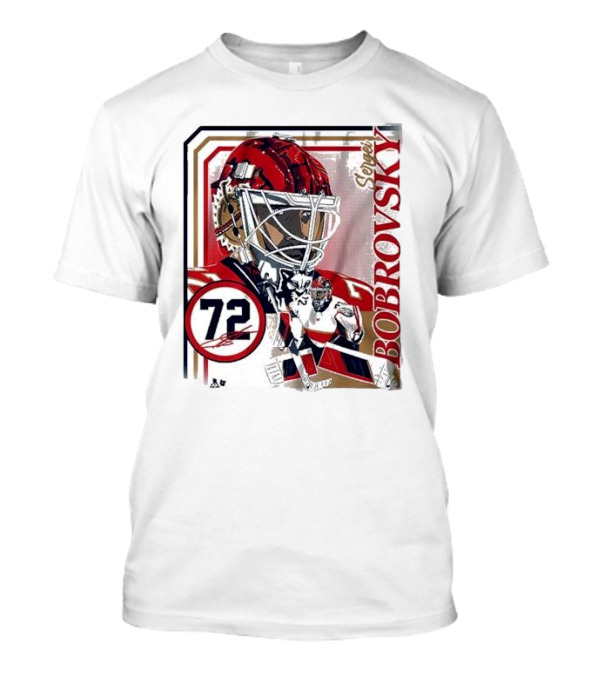 Sergei Bobrovsky 72 Goalie Mask Collage Frame T-Shirt