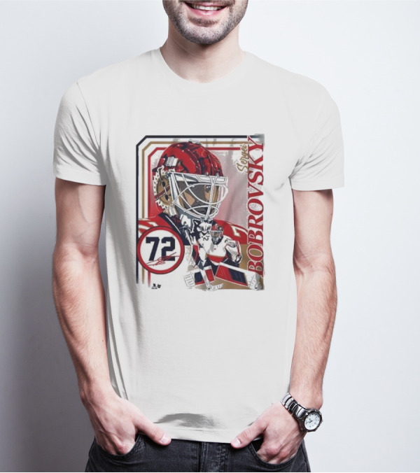 Sergei Bobrovsky 72 Goalie Mask Collage Frame T-Shirt