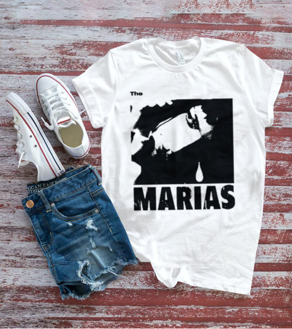The Marias María Monochrome Teardrop Image T-Shirt