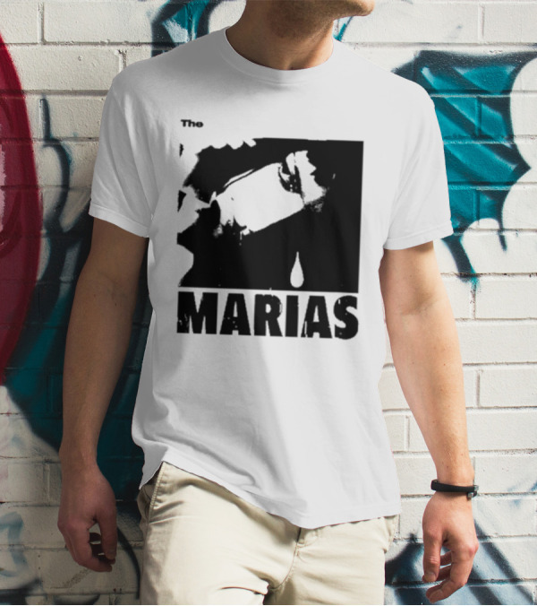 The Marias María Monochrome Teardrop Image T-Shirt