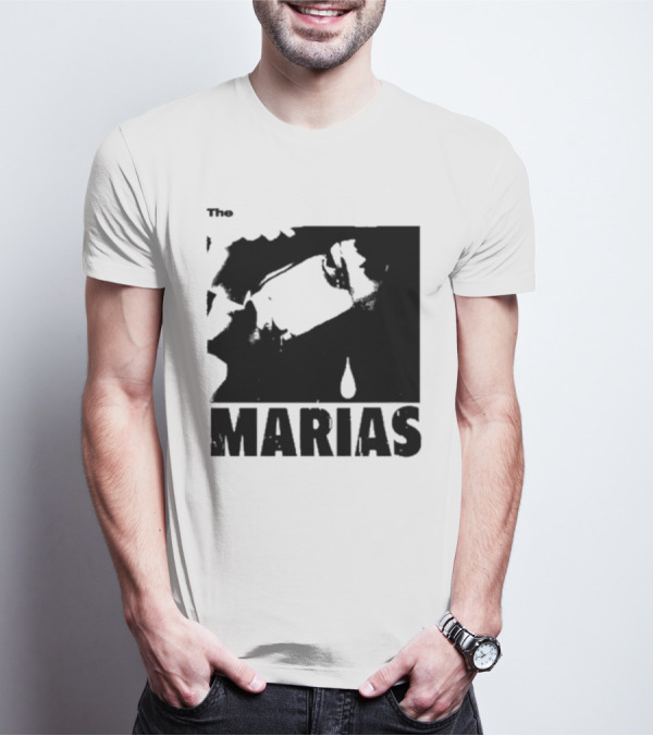 The Marias María Monochrome Teardrop Image T-Shirt