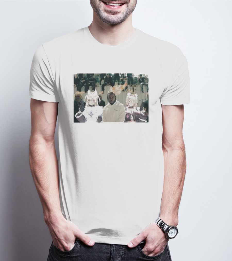 Yaruki FWMC Kendrick Good Dogs Maad City Anime Crossover T-Shirt