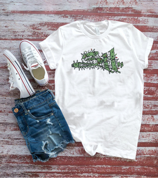 311 Wrapped Christmas Lights Tree T-Shirt
