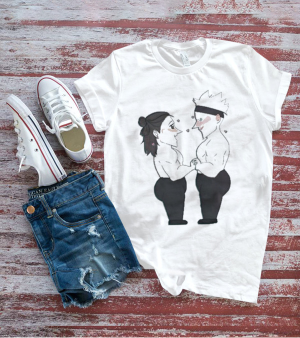 Buboosenchan’s Anime Couple Romance Holding Hands T-Shirt
