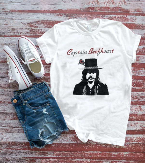 Captain Beefheart Iconic Hat And Mustache T-Shirt