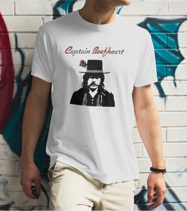 Captain Beefheart Iconic Hat And Mustache T-Shirt